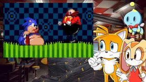 SONIC XL!! | Tails and Cream React to Sonic Oddshow HD Remix