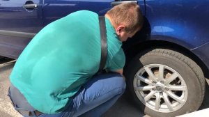 Замена лишнего тросика ручника  volkswagen polo 1.4