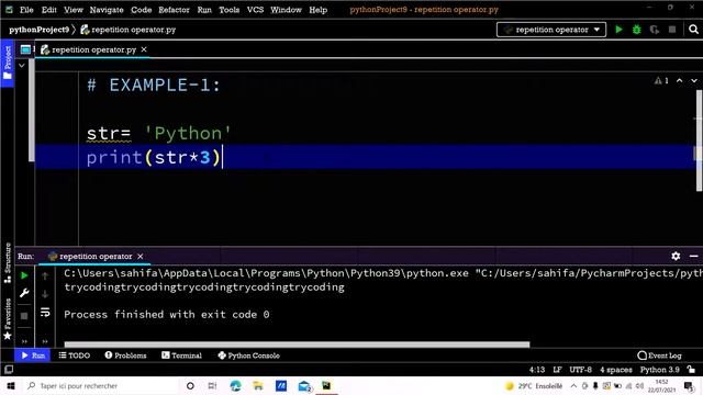 Repetition Operator in Python || Part-35 || Python Tutorial for Beginners смотреть онлайн