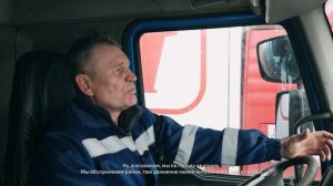 Работа водителя мусоровоза компании "Макраб"