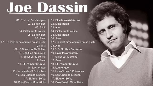 Joe Dassin Album Complet 2023 📀 The Best Of Joe Dassin 🏆 Joe Dassin Ses Plus Belles Chansons  ✨