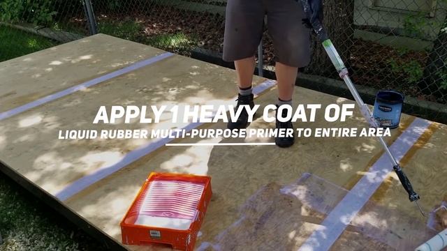 Waterproof Plywood Deck - Liquid Rubber - Polyurethane Deck Coating Video смотреть онлайн