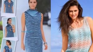 Модели вязаной одежды из секционной пряжи Вяжем с Людмилой Тен #ЛюдмилаТен