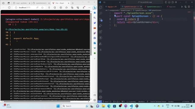 Responsive Portfolio Website using React.js Tutorial | Part-II Toggle Theme & Loading Screen смотреть онлайн
