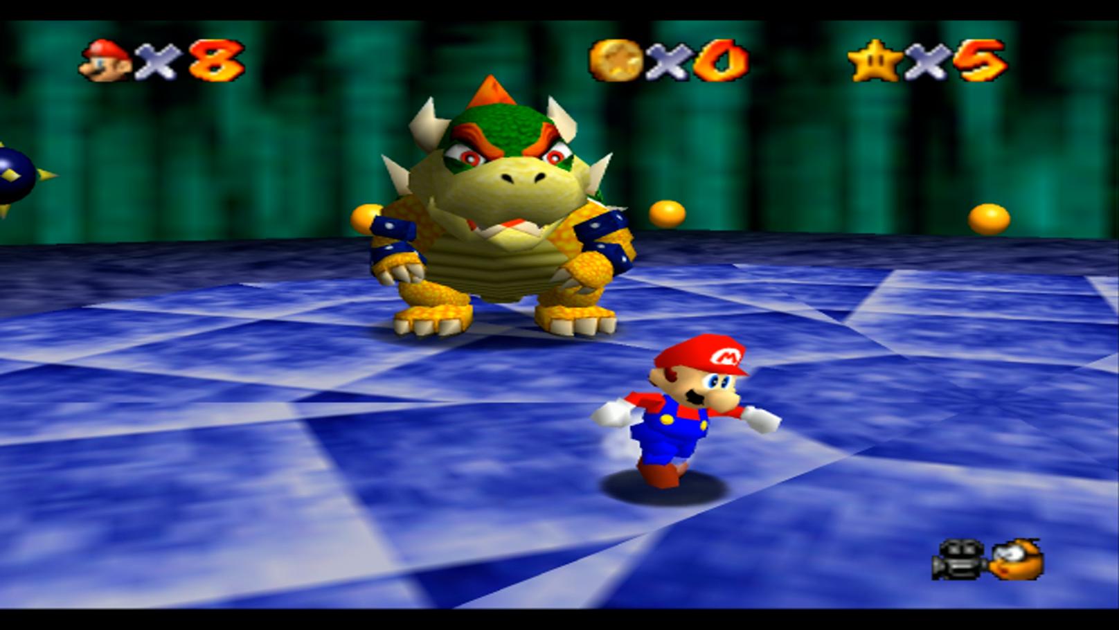 #6 Боузер сбежал в Super Mario 64