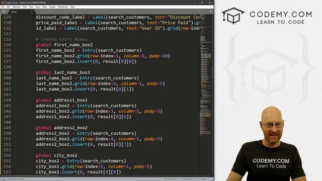 Update MySQL Record Part 2 - Python Tkinter GUI Tutorial 37 смотреть онлайн