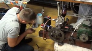 Компрессор из двух голов Зил-130(1-3 запуск)