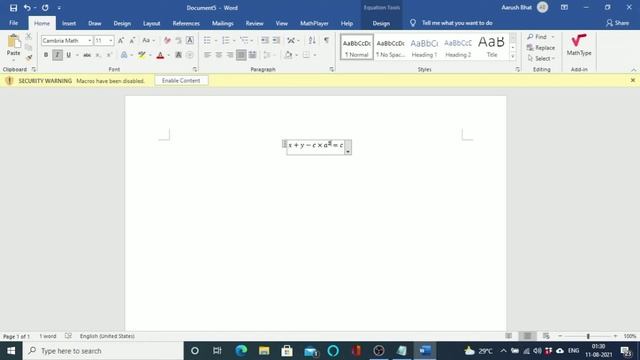Inclusive Maths Part2, Exploring the office 2019 LaTeX equation editor! смотреть онлайн