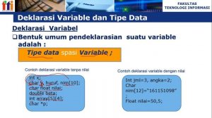 Pengenalan Variable, Konstanta dan Fungsi Pada Bahasa C