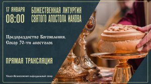 Божественная литургия. Спасо-Вознесенский кафедральный собор