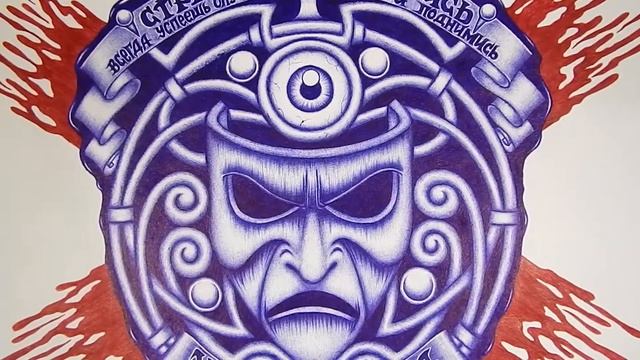 Elrato-Хмурые лица(Рисунок Шариковой ручкой) смотреть онлайн