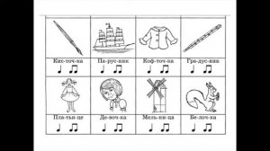 1 кл Сольфеджио ДШИ Нягань Преподаватель Радионова В. А. Ритмические упражнения