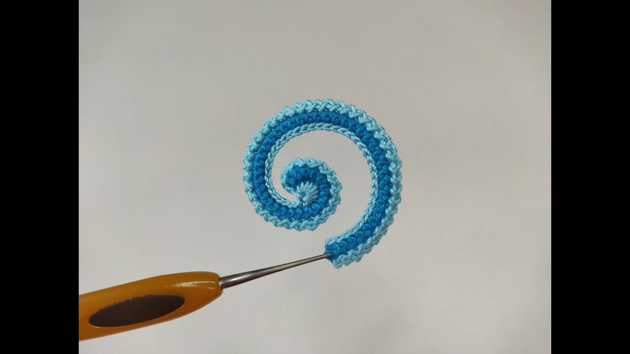 №1 Простой завиток закрученный влево. смотреть онлайн