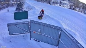 Зимний досуг на хуторе.  Русич Т-18 в партнерстве со снегоуборщиком Champion stt1170E
