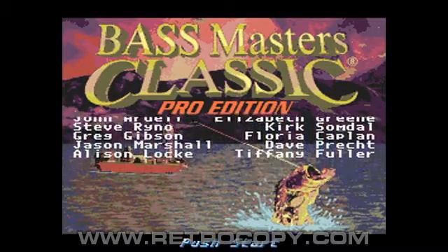 Bass Masters Classic - Pro Edition (Sega Genesis / Mega Drive) Intro смотреть онлайн