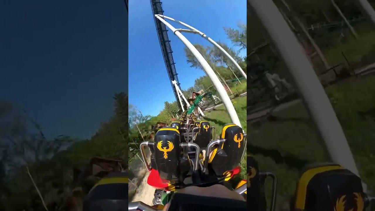 Страх и восторг на сумасшедших горках в ДанииFear and delight on a crazy roller coaster in Denmark смотреть онлайн