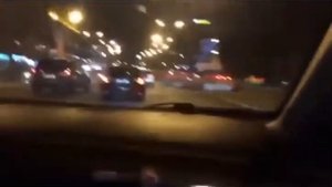 Агрессивная езда / Опасные шашки в потоке на Садовом (Lancer Evo 8 vs Impreza STi)