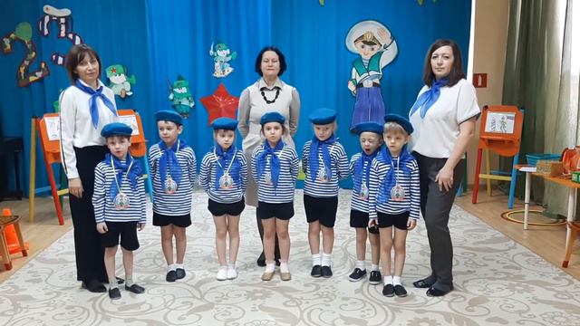 Приветственное поздравление для любимых пап от детей логопедической группы. смотреть онлайн