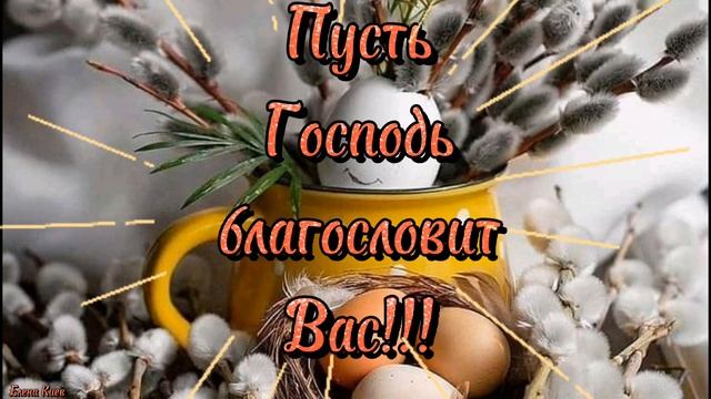 С Вербным Воскресеньем. ???