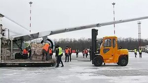 В Воронежском аэропорту приземлился первый грузовой рейс