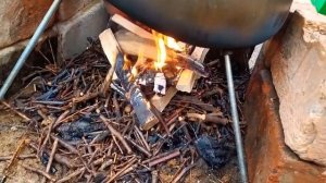 Самодельная коптильня горячего копчения!