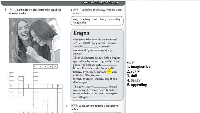 Ағылшын тілі 6 сынып 58 бет: workbook. English plus 6: workbook p 58. Unit 7 "Books amd writers" смотреть онлайн