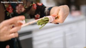 Bacon Wrapped Asparagus Recipe - Heghineh Cooking Show