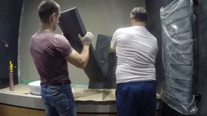 ИМИТАЦИЯ СКАЛЫ В ВАННОЙ