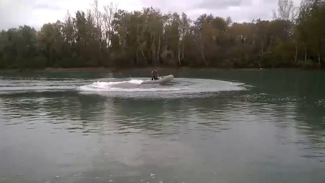 Rib Риб стационарный водомет и двс Yamaha 700