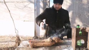 Подготовка говяжьей ноги для холодца