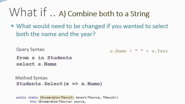 C# for Java Programmers - Introduction to LINQ and Anonymous Types смотреть онлайн