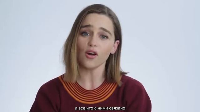 Эмилия Кларк дает совет себе 18-летней RUS SUB