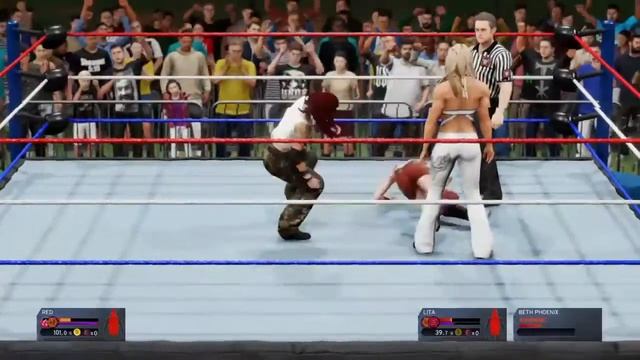My career reamagin Wwe 2k20 red loses her fight against lita смотреть онлайн