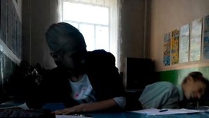 6 класс на уроке. "Стул упал"