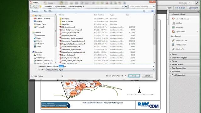 Adobe Acrobat XI: Reduce File Size смотреть онлайн