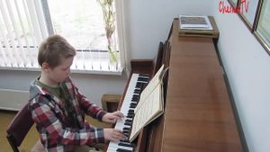 Иван Чернов. Этюд. А. Гречанинова фортепиано 2 класс соч. 98 номер 12