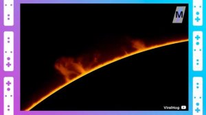 Солнечный Телескоп Запечатлел Прекрасный Пример Протуберанца