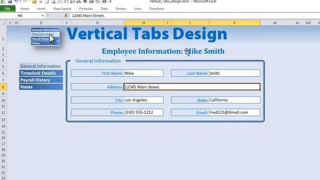 How To Quickly Create Vertical Tabs for ANY Excel Workbook