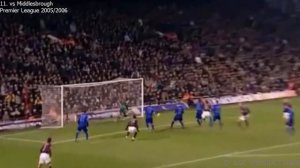 Gilberto Silva's 24 goals for Arsenal FC