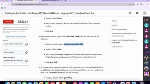 Building an Application with MongoDB Atlas and Natural Language API hosted on Cloud Run #GSP1094