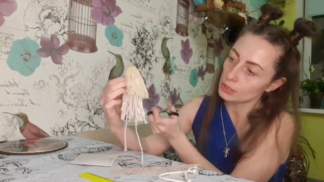 Мастер-класс по созданию куклы макраме.