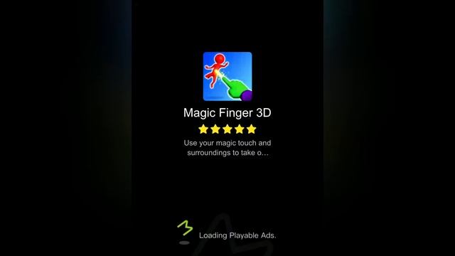 Magic Finger 3D - game ads with playable (part-1), 2021 смотреть онлайн