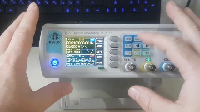 Руководство по настройке генератора сигналов JDS6600 смотреть онлайн