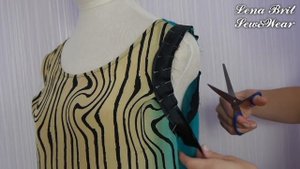 Я ШЬЮ: Шелковое платье из сари / I SEW: Silk dress from sari fabric