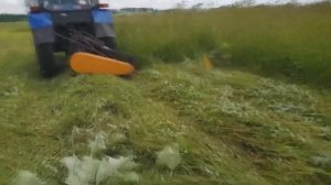 Косилка КРН-2.1 "АгроСельмаш". Работа в полях
