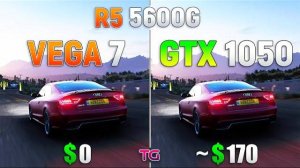 Ryzen 5 5600G (VEGA 7) vs GTX 1050 - Test in 8 Games