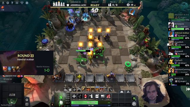 Пангольер огр под монками(шанс монка от атаки :D) Dota Auto Chess смотреть онлайн