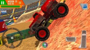 Monster Truck Arena #3 - Fire Truck & Bus Monster Trucks Driving - Android Gameplay