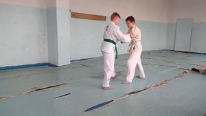 Зацеп голенью снаружи голенью-Ко-сото-гакэ(KosotoGake). Дзюдо. Самбо