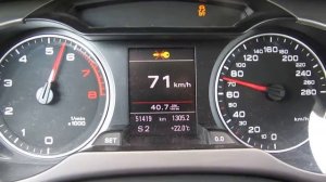 Audi A4 B8 2.0 TFSI Quattro s-tronic разгон 0-100